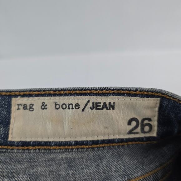 Rag and Bone the dre slim straight‎ jeans size 26 womens denim 6054 - Picture 10 of 14
